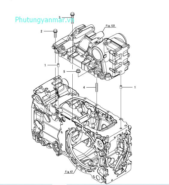 Bulông (Giá đỡ xilanh thủy lực)